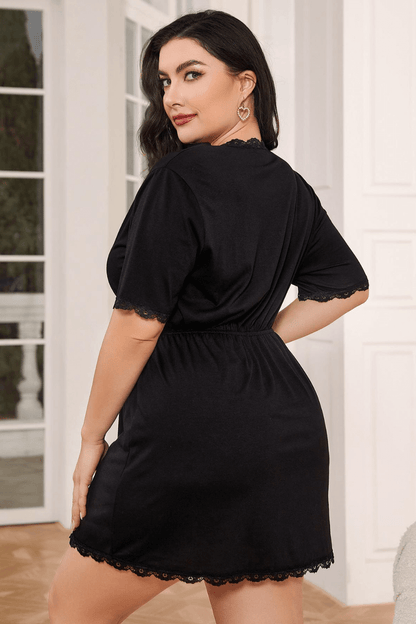 camisola plus size, camisola preta, camisola com renda, camisola soltinha, camisola verao, camisola calor, camisola maternidade