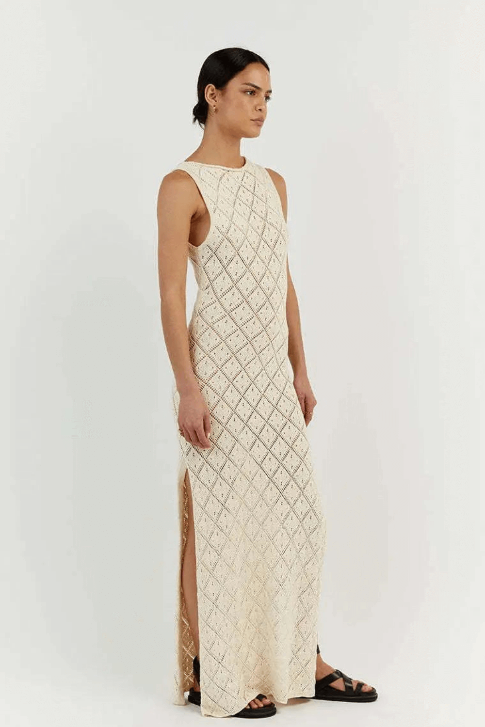 vestido de croche, vestido de malha, vestido com fenda, evstido justo, vesitido longo de croche, vestido longo croche, vestido chochet, vestido baliloves