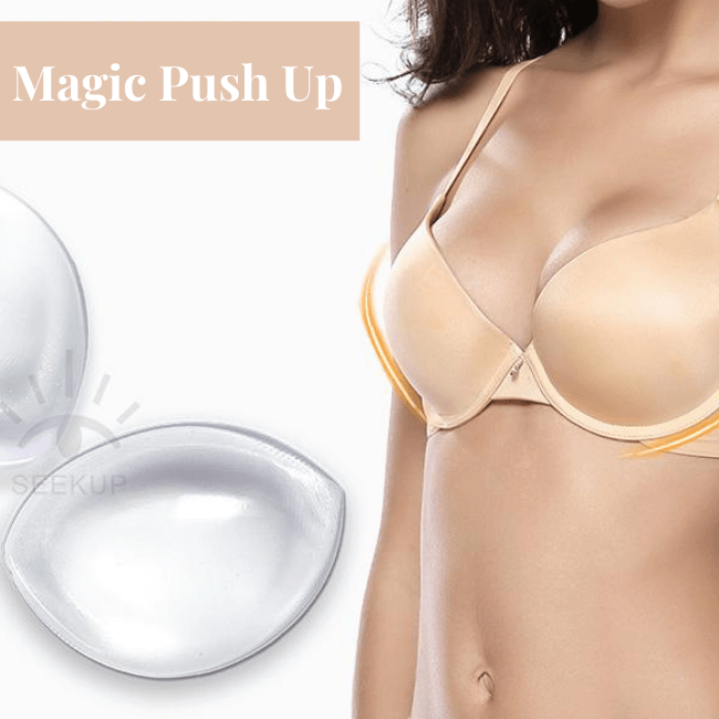 SUTIÃ MAGIC PLUS'UP 3D RENDA  AUMENTA O VOLUME DOS SEIOS 2X TAMANHO -  Femminile moda Intima