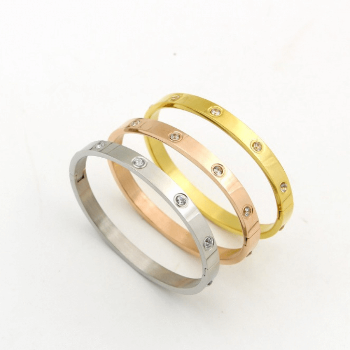 Bracelete Feminino com Zircônia, bracelete, pulseira feminina, pulseira com pedras