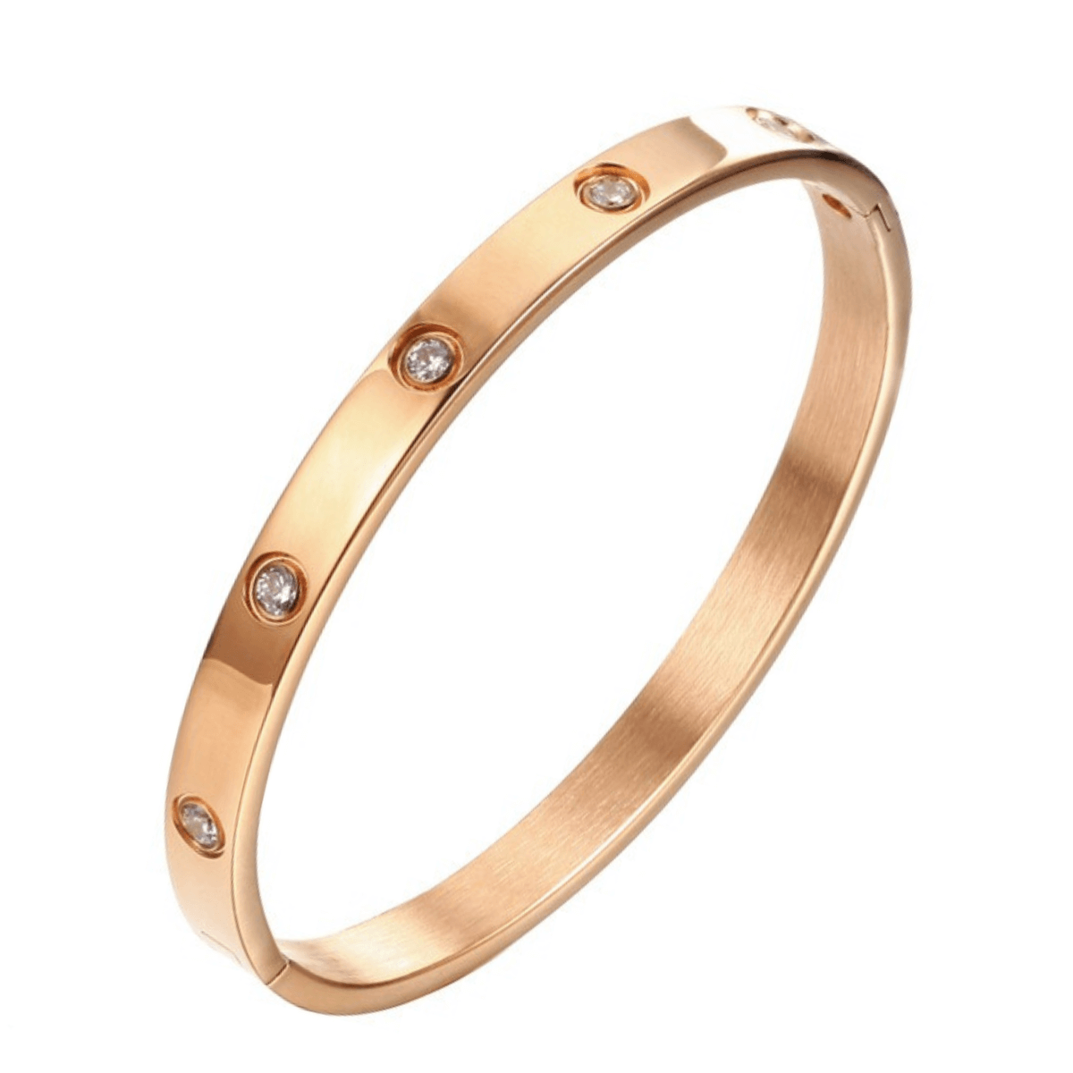 Bracelete Feminino com Zircônia, bracelete, pulseira feminina, pulseira com pedras