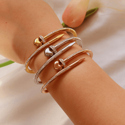 bracelete prego, bracelete feminino, braceletes