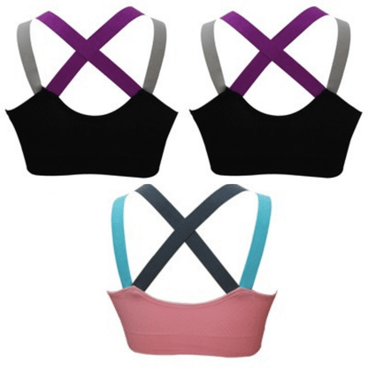 Top Feminino - Sport Fit (Kit 3 Sutiãs)